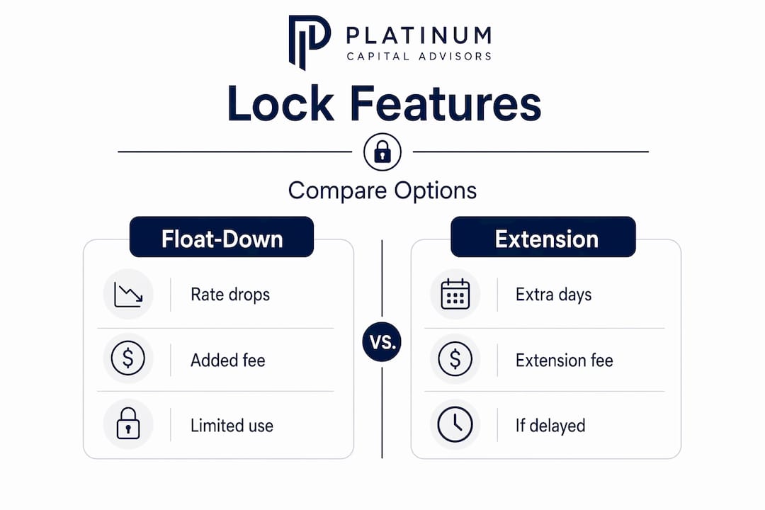 Infographic comparing float-downs and extensions