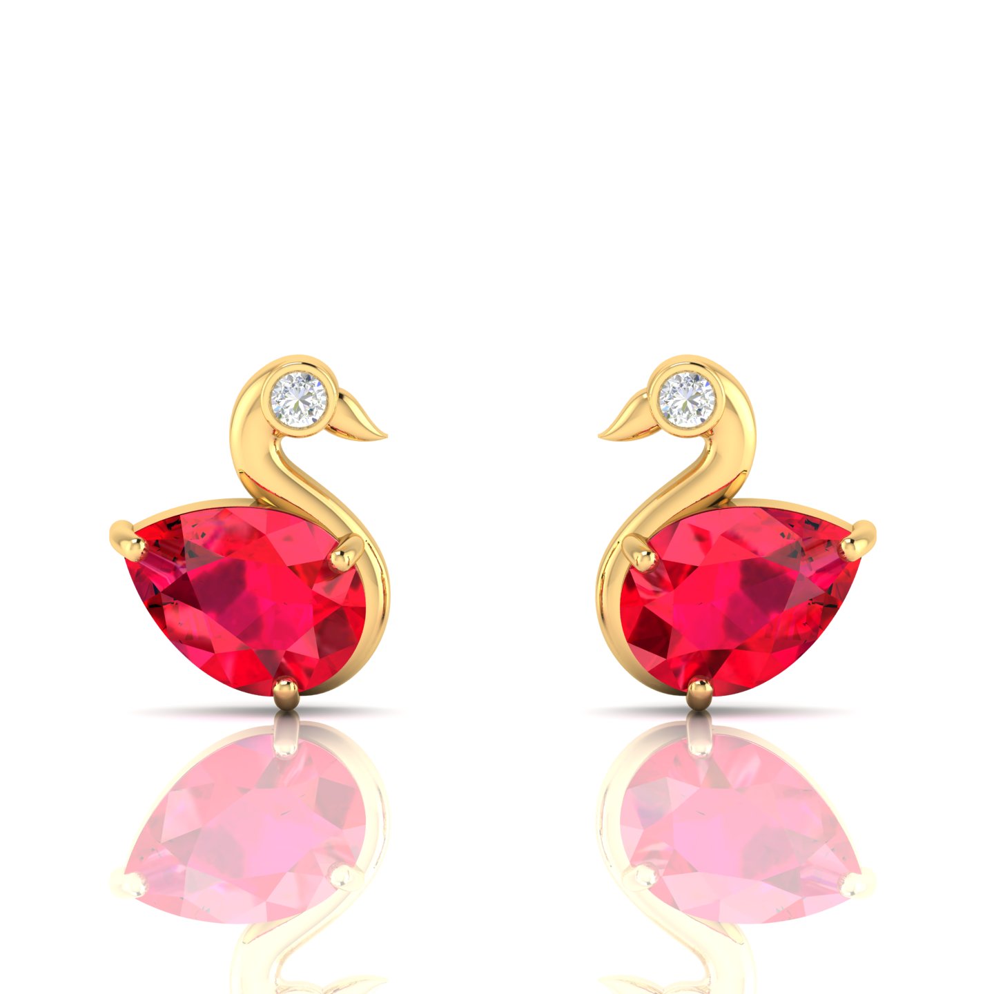 Ruby Earrings