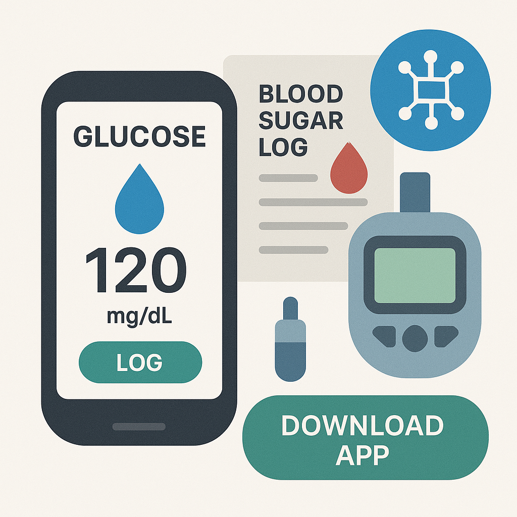 AI health app giving diabetes coaching based on glucose trends