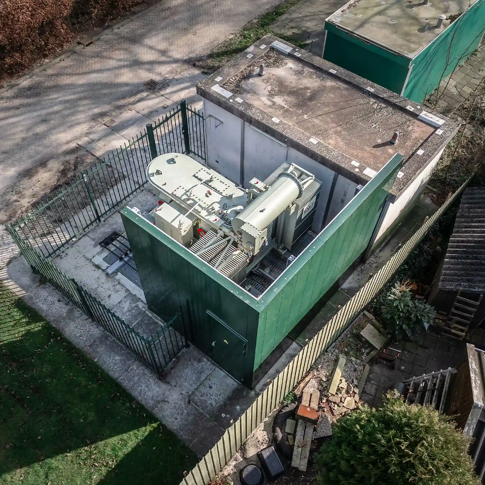 Transformer station at Enexis Zevenhuizen, Groningen