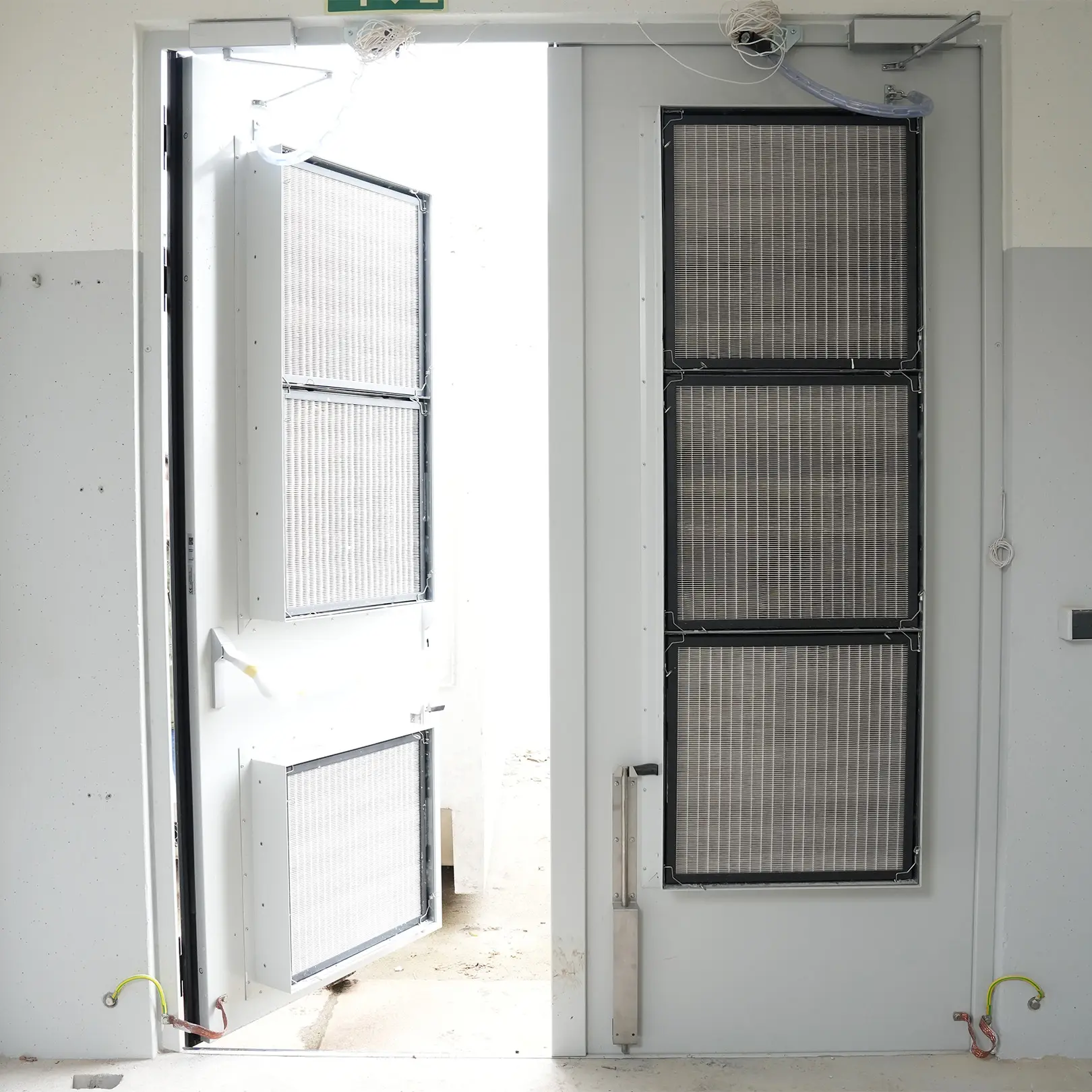 Silent ventilation in steel doors by Merford for Spijkerman.