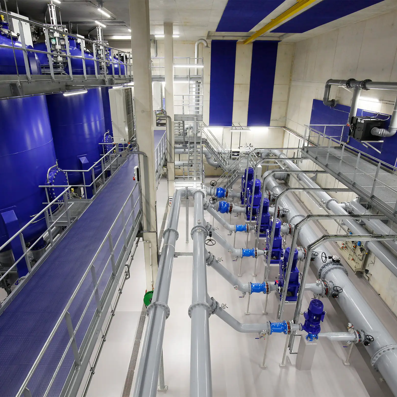 Water production at Vitens van Heek in Zeddam.