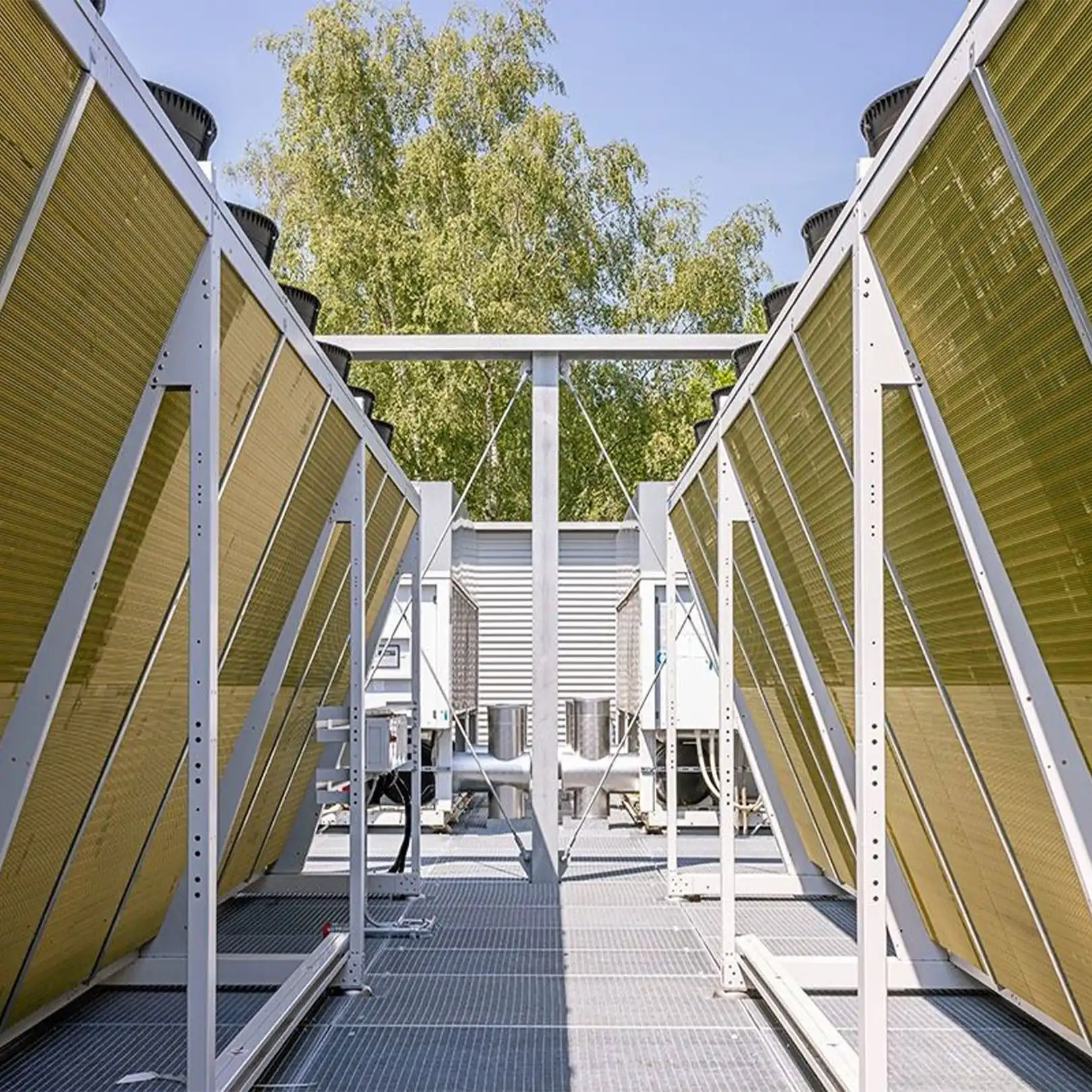 Shielding silencer of cooling facility at University of Twente.