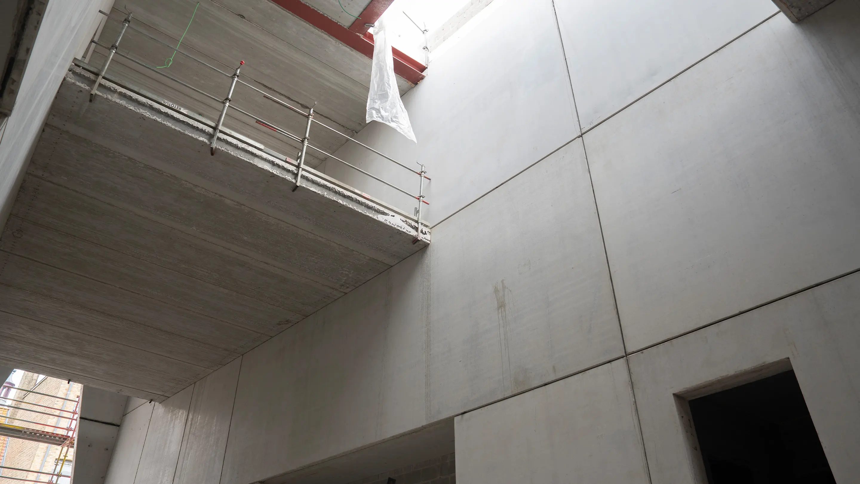 Inside Boterhalle in Diksmuide, Belgium.