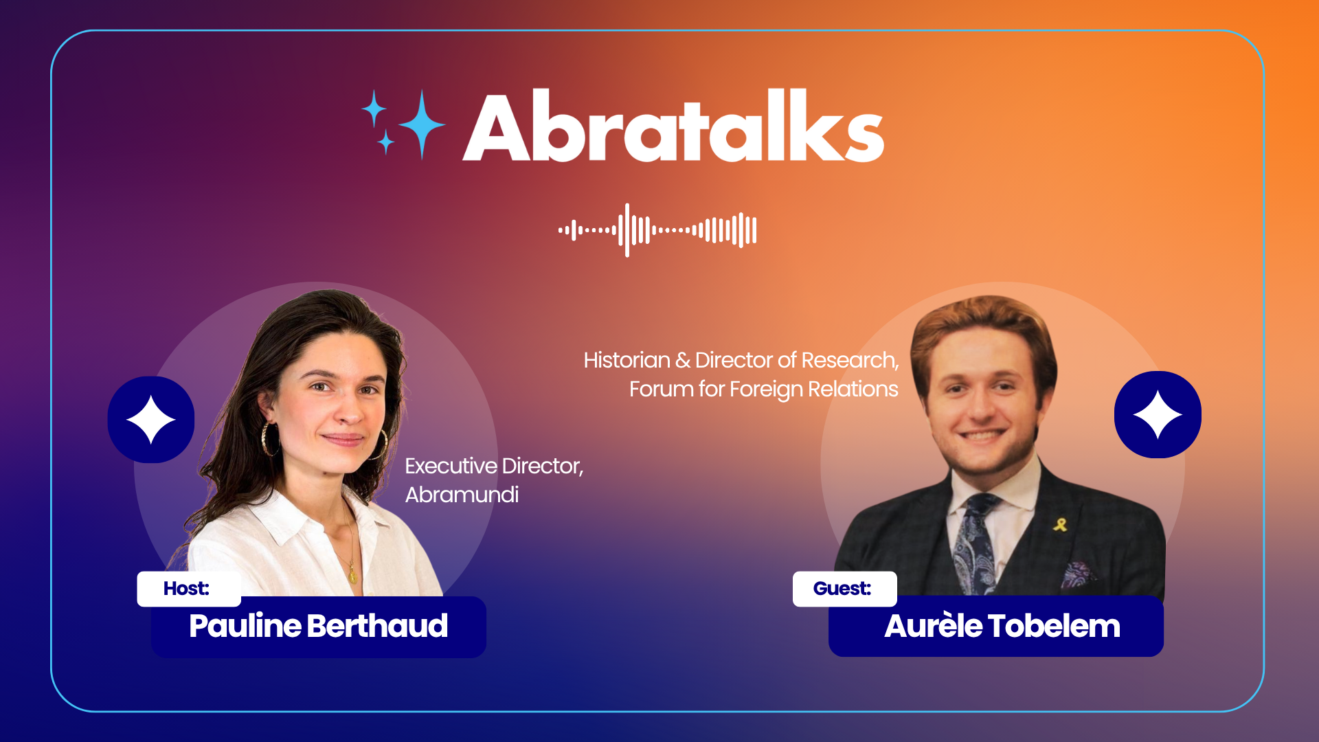 ABRATALKS -  Aurèle Tobelem