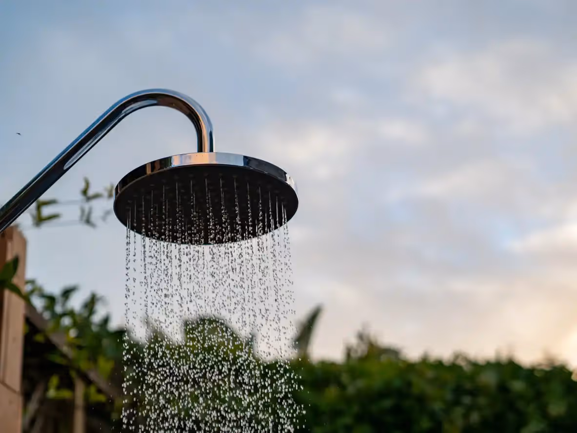 Image of shower faucet