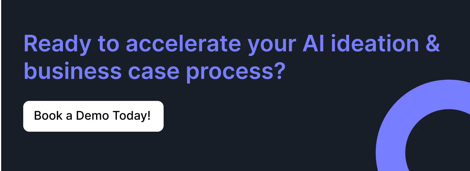 QR code to book a demo for accelerating AI ideation and business case creation.