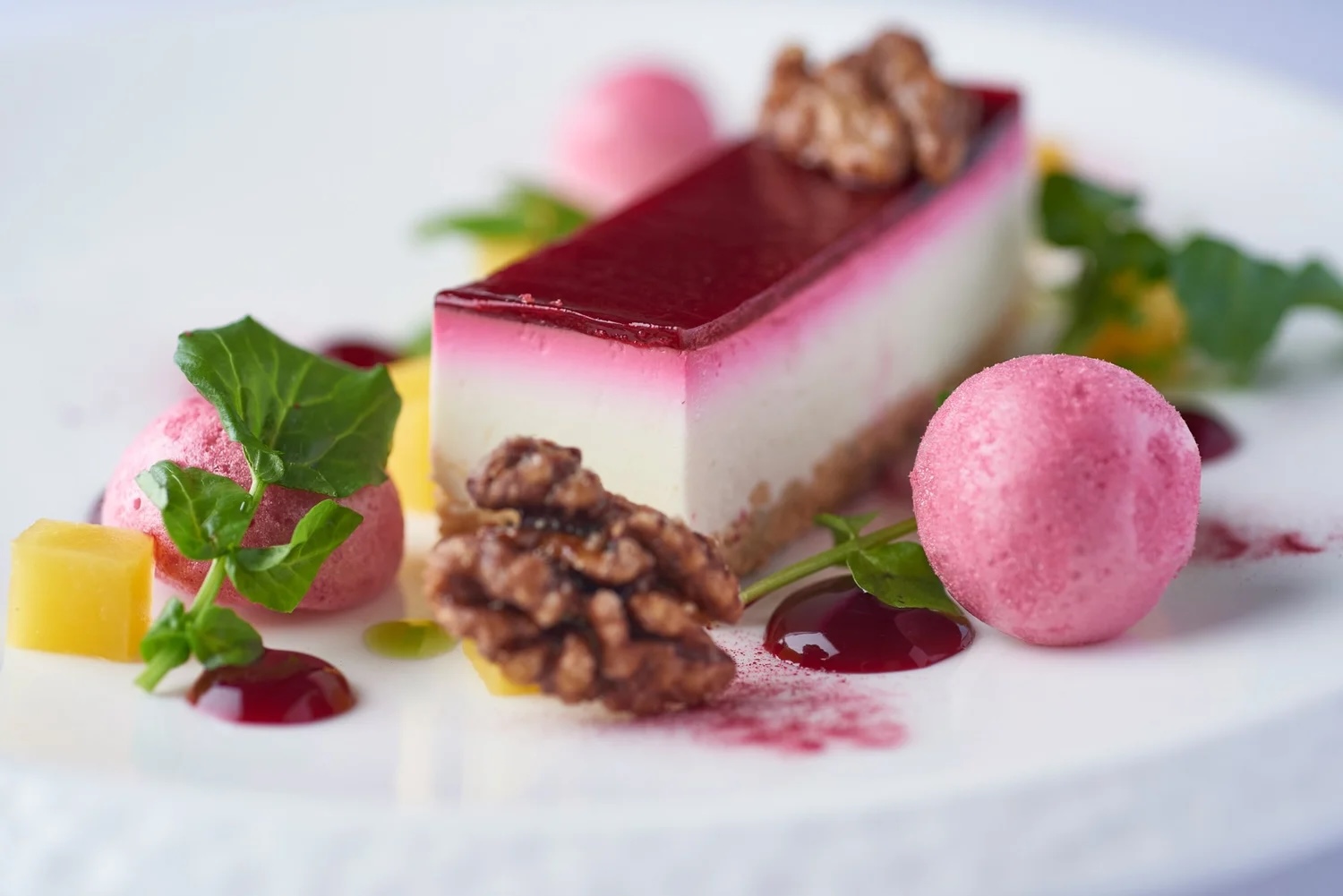 Goats cheese cheesecake