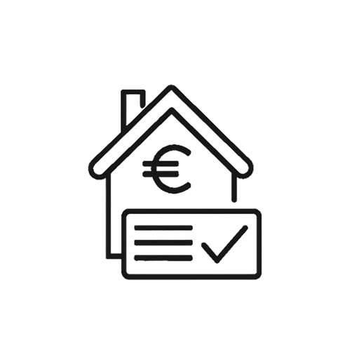 Icon für Finanzierung von Immobilien und Investitionen