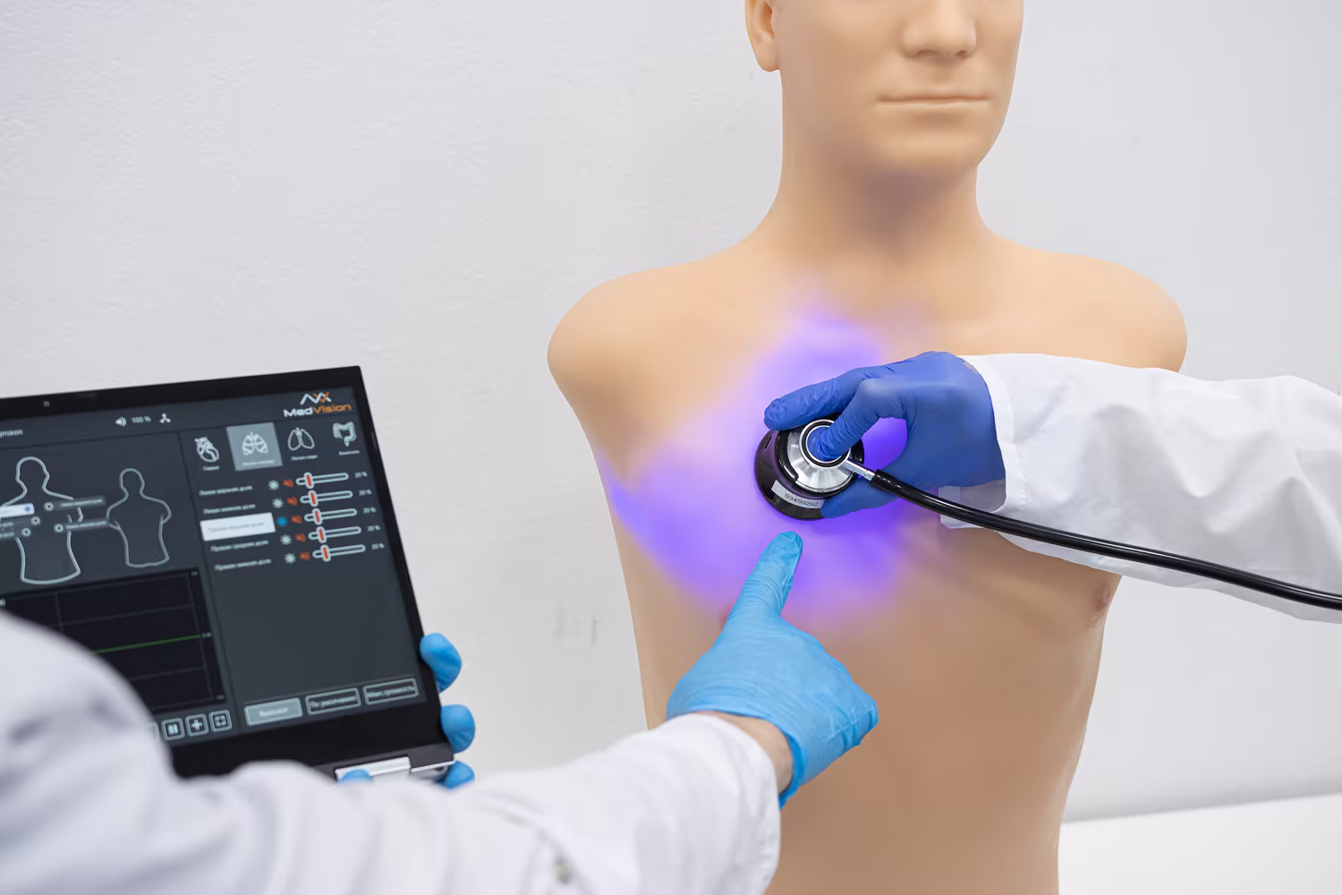 lung sound auscultation trainer