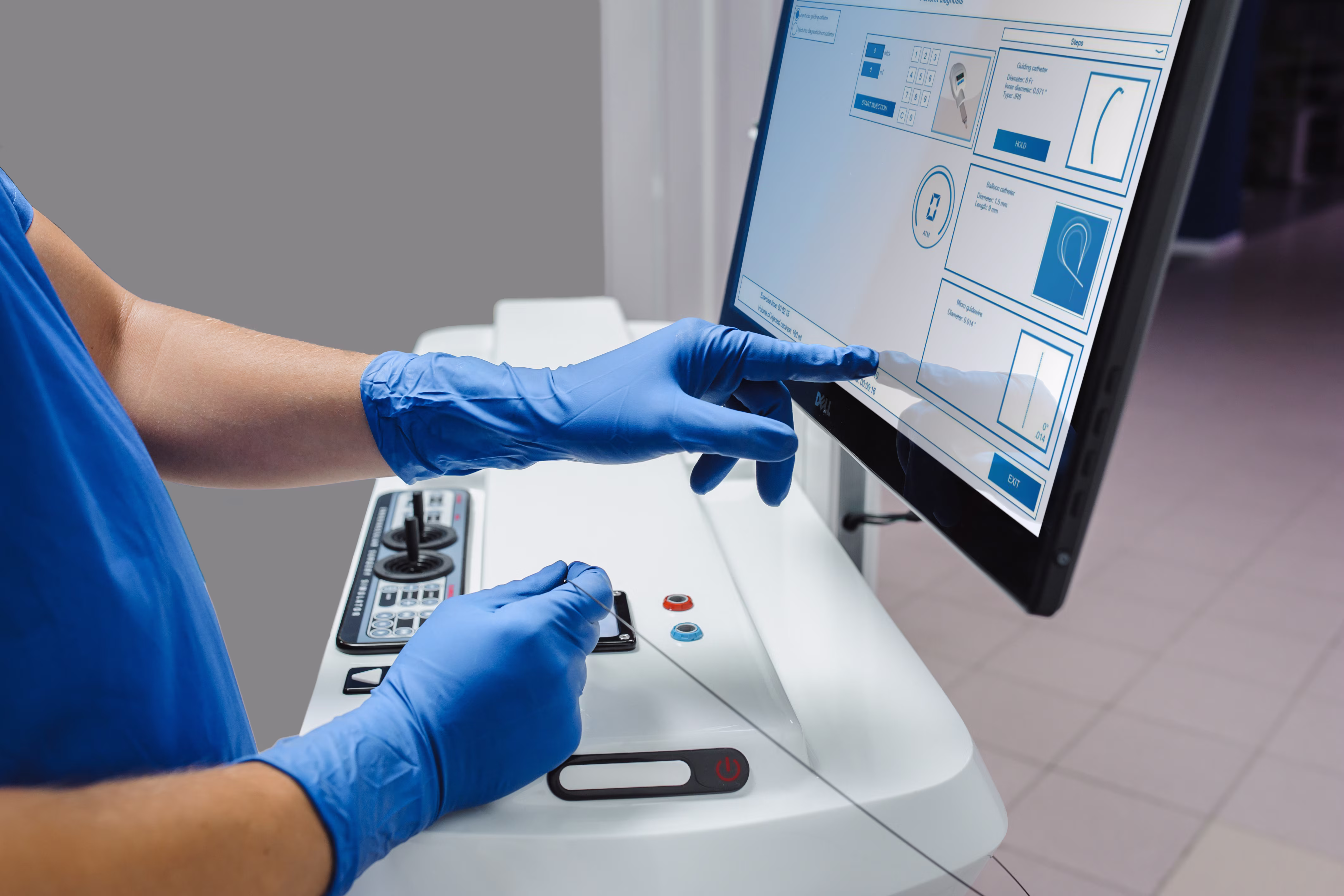 coronary angiography simulator