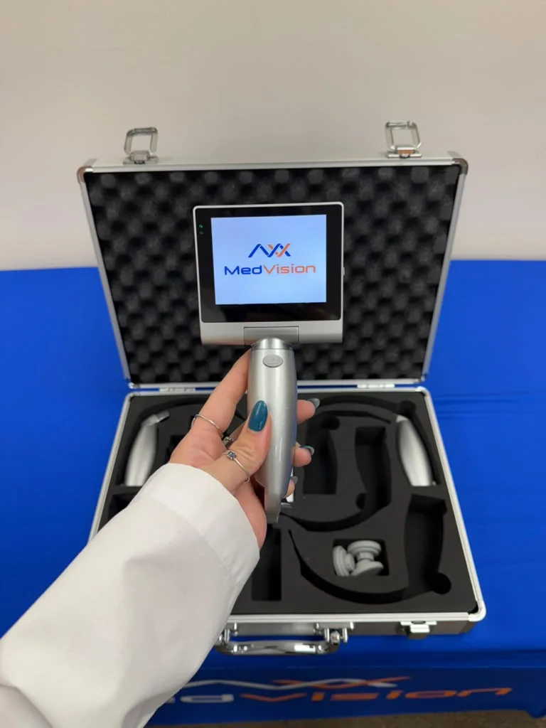 AirwayVision in its custom MedVision carrying case