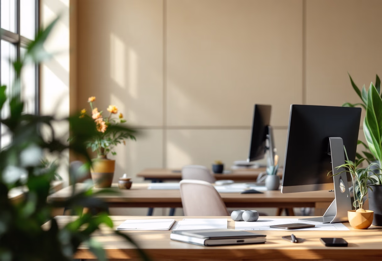 <subject>[background image] image of professional workspace setting (for a hr tech)</subject>