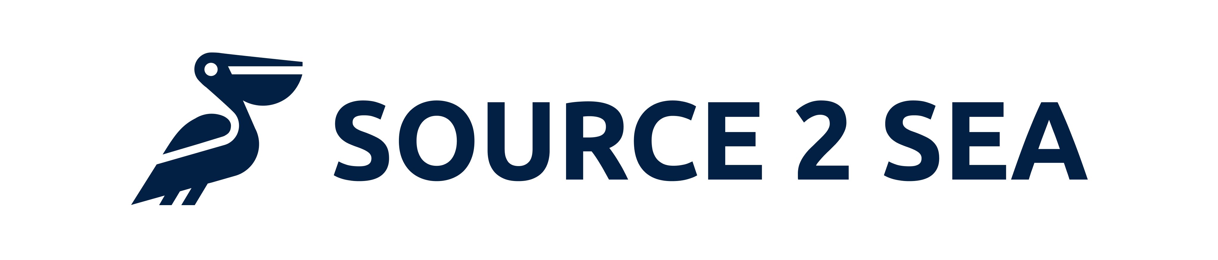 SOURCE 2 SEA company logo with a stylized pelican icon.