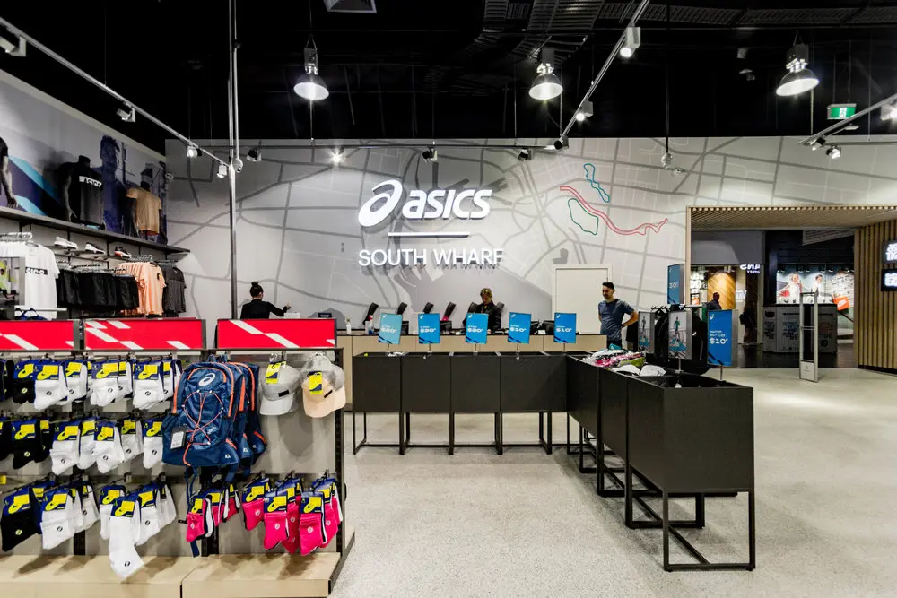South Wharf, Melbourne ASICS interior design