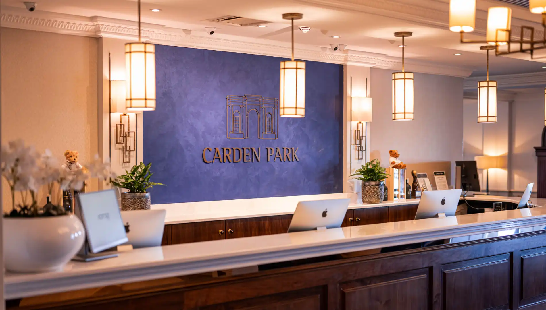 Hotel reception interior design