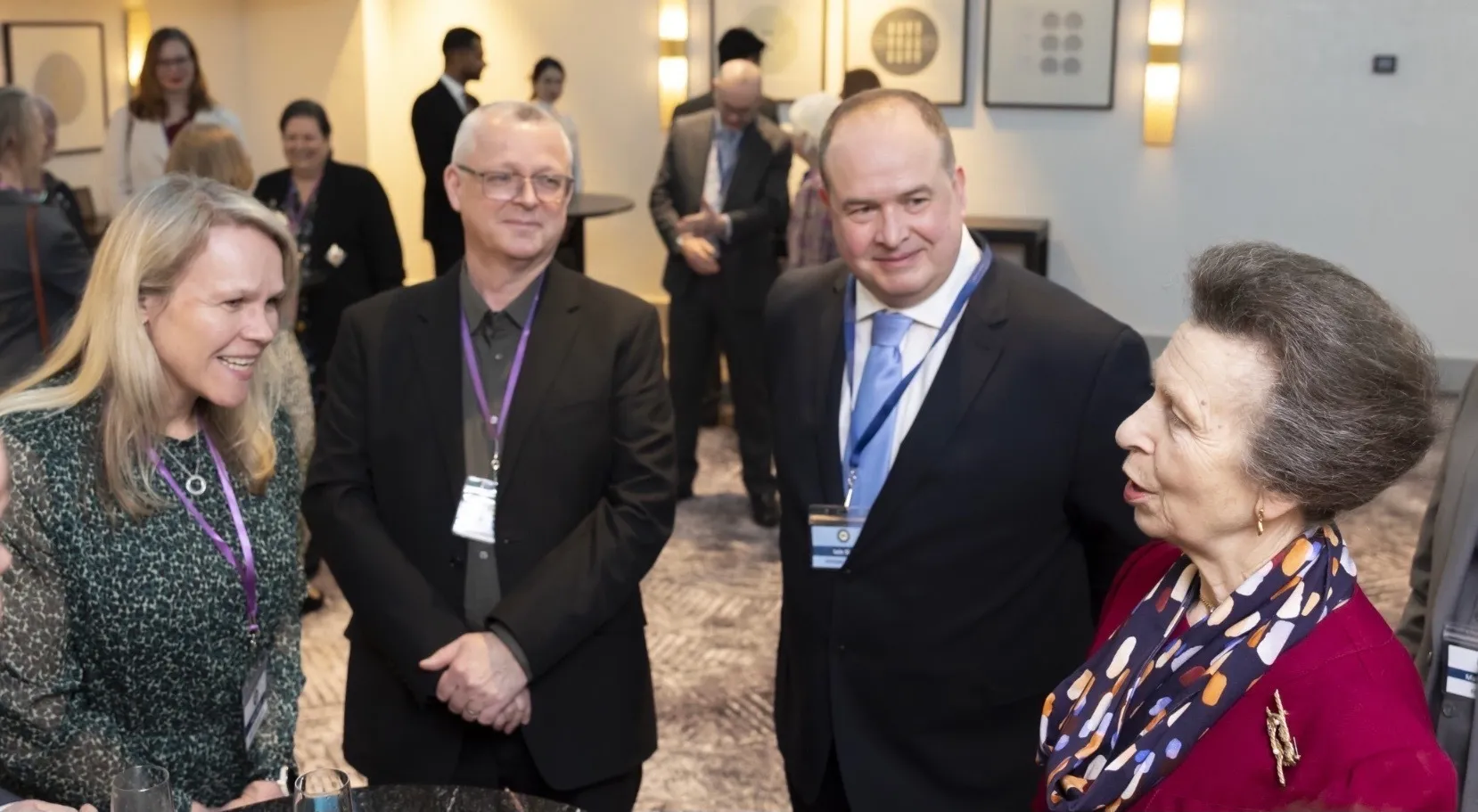 Meeting Princess Anne - TS Queen Mary