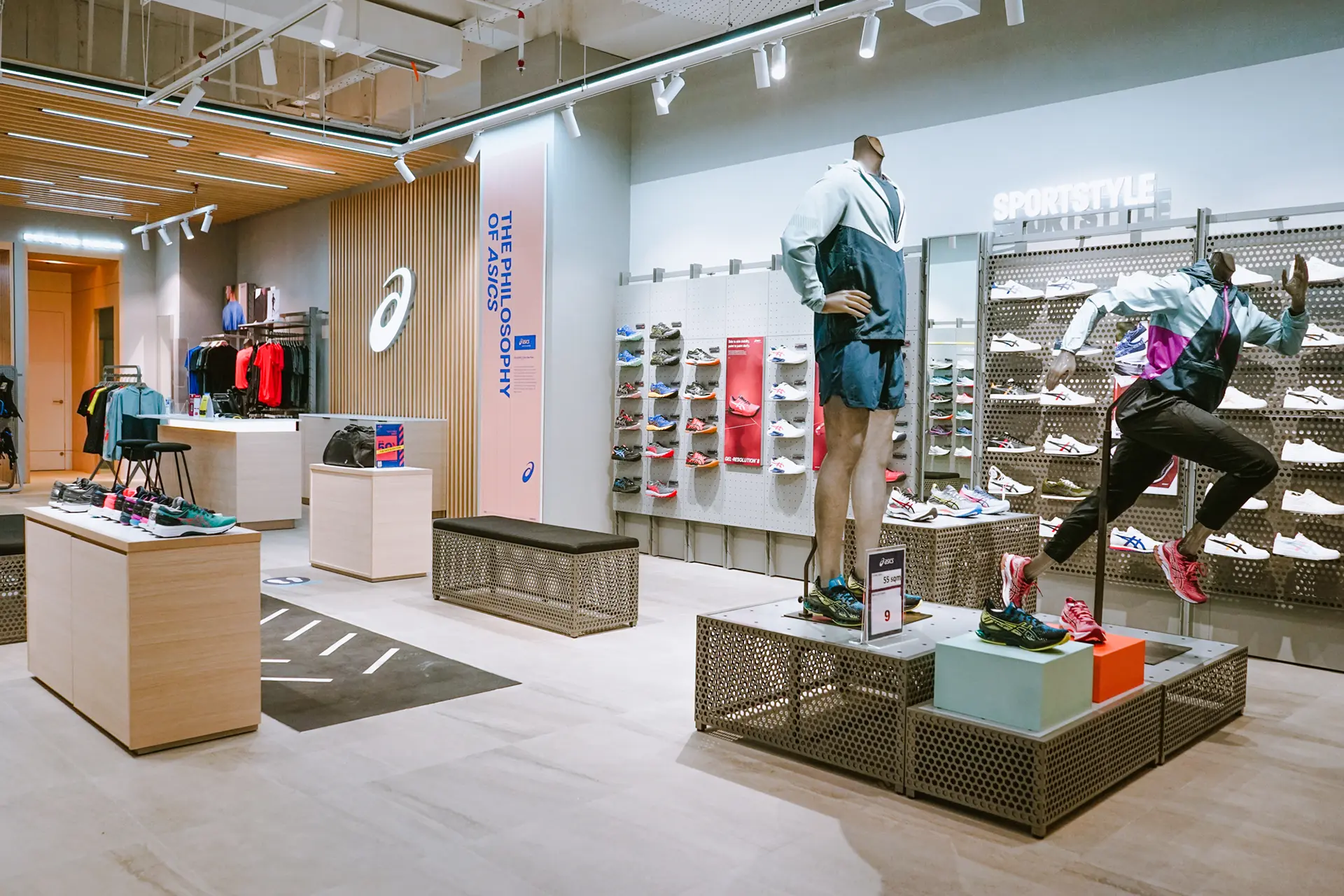 ASICS interior design