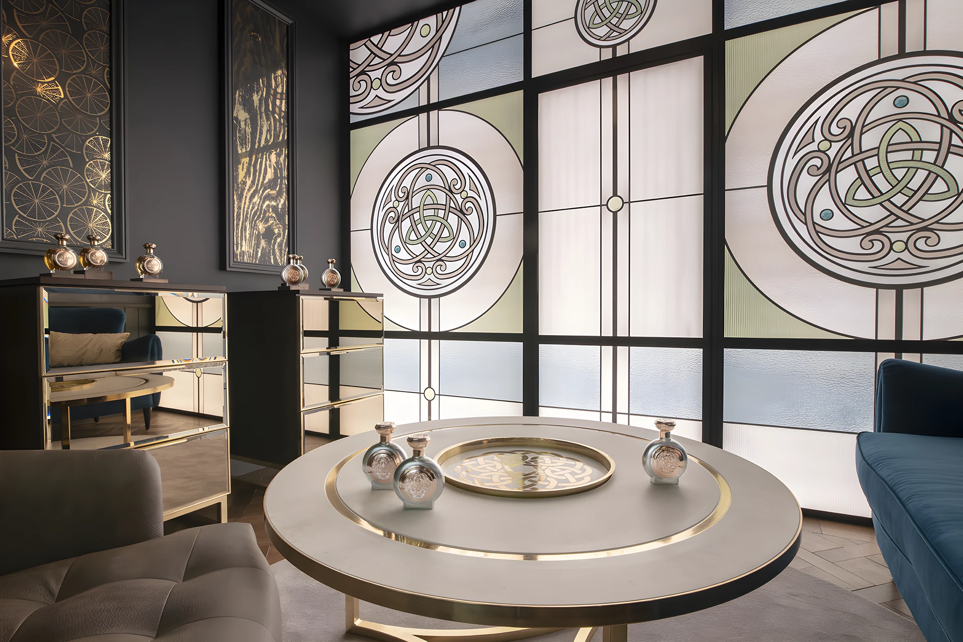 Boadicea the Victorius interior design