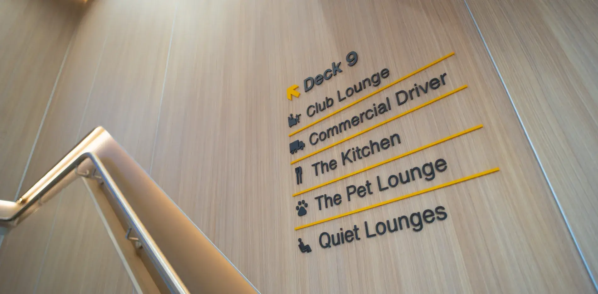 P&O Wayfinding design