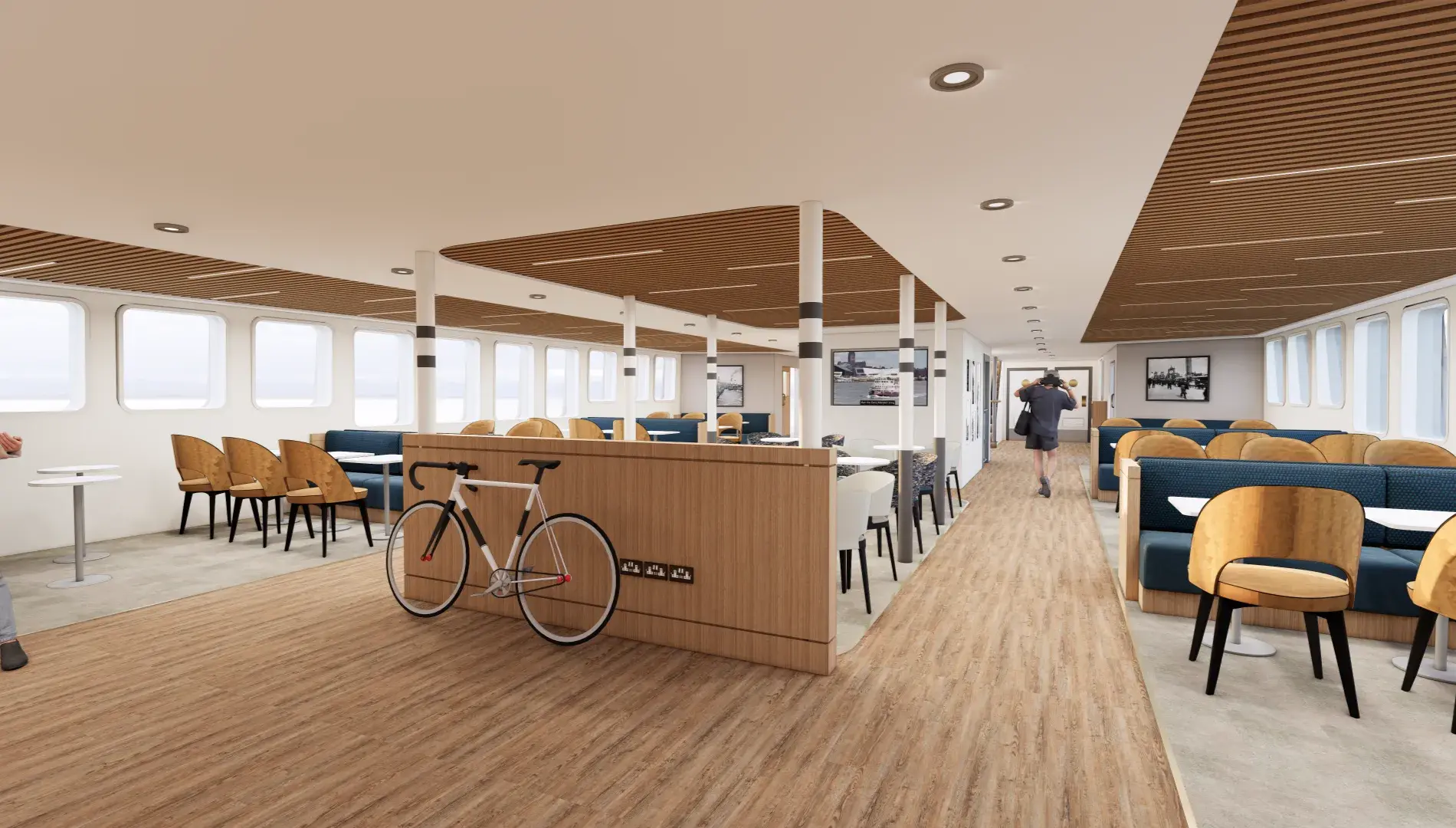 Mersey Ferry - interior design