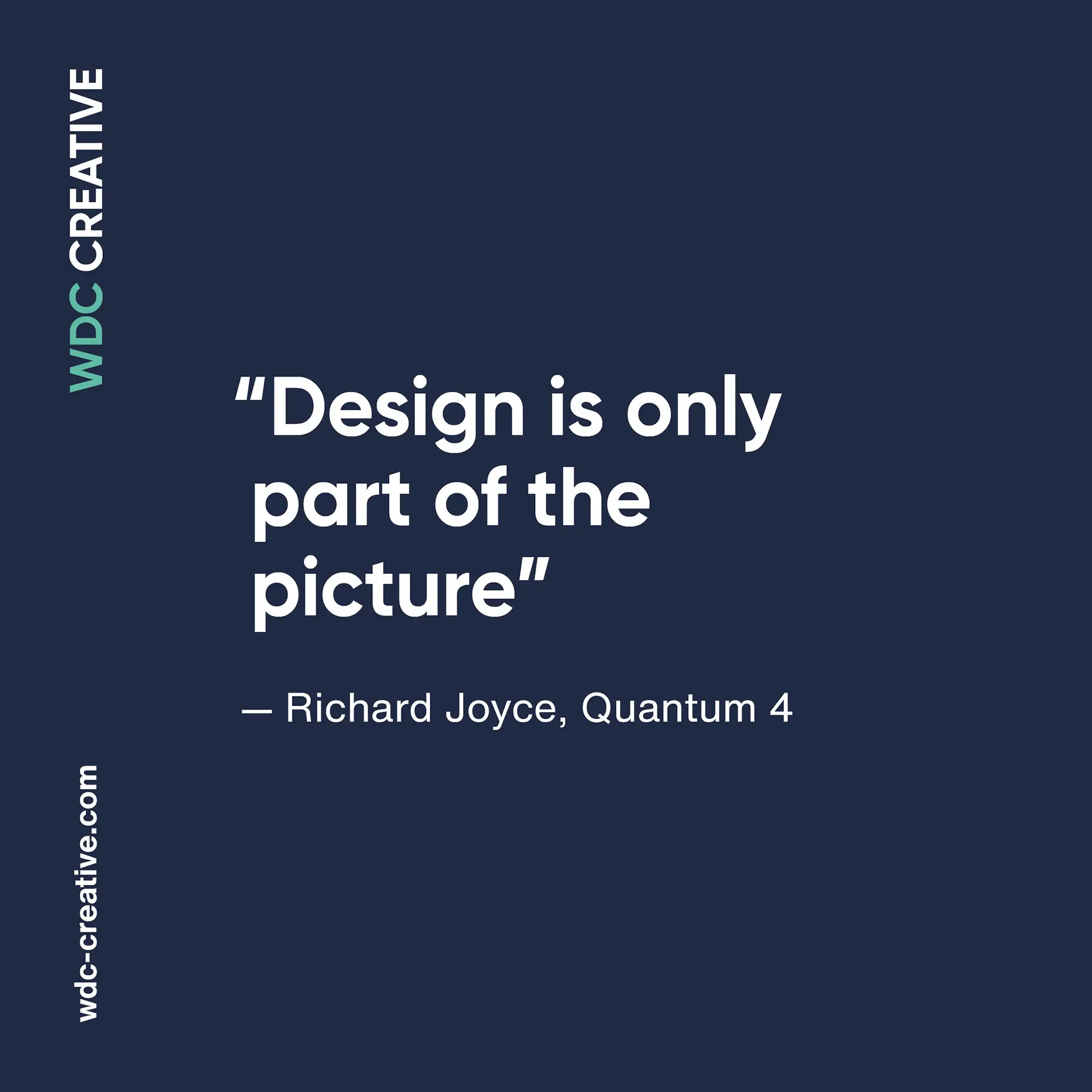 Design is only part of the picture