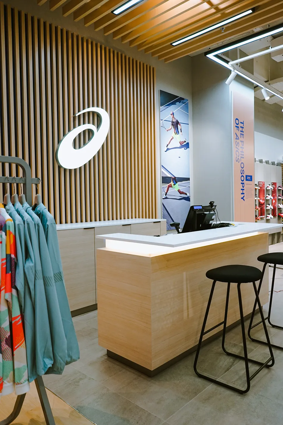ASICS interior design