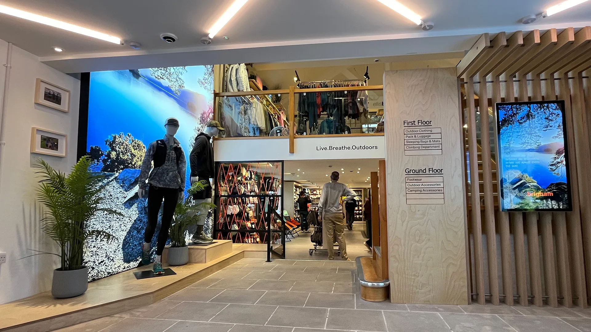 Ellis Brigham interior design