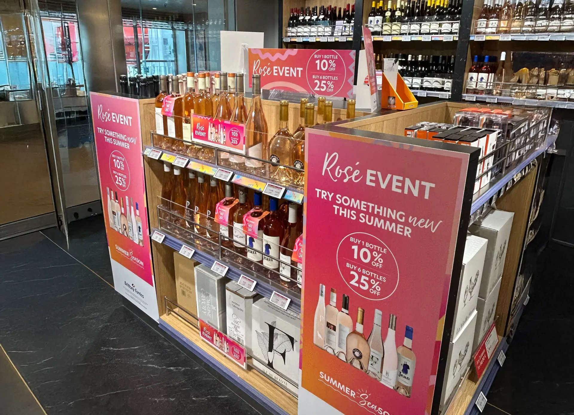 Brittany Ferries onboard communications design