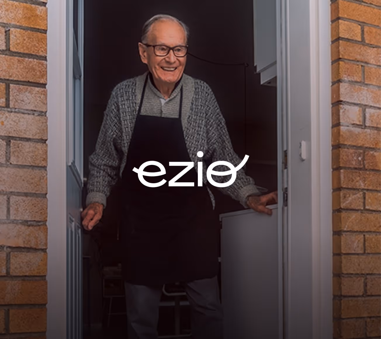 ezio logo on brand image
