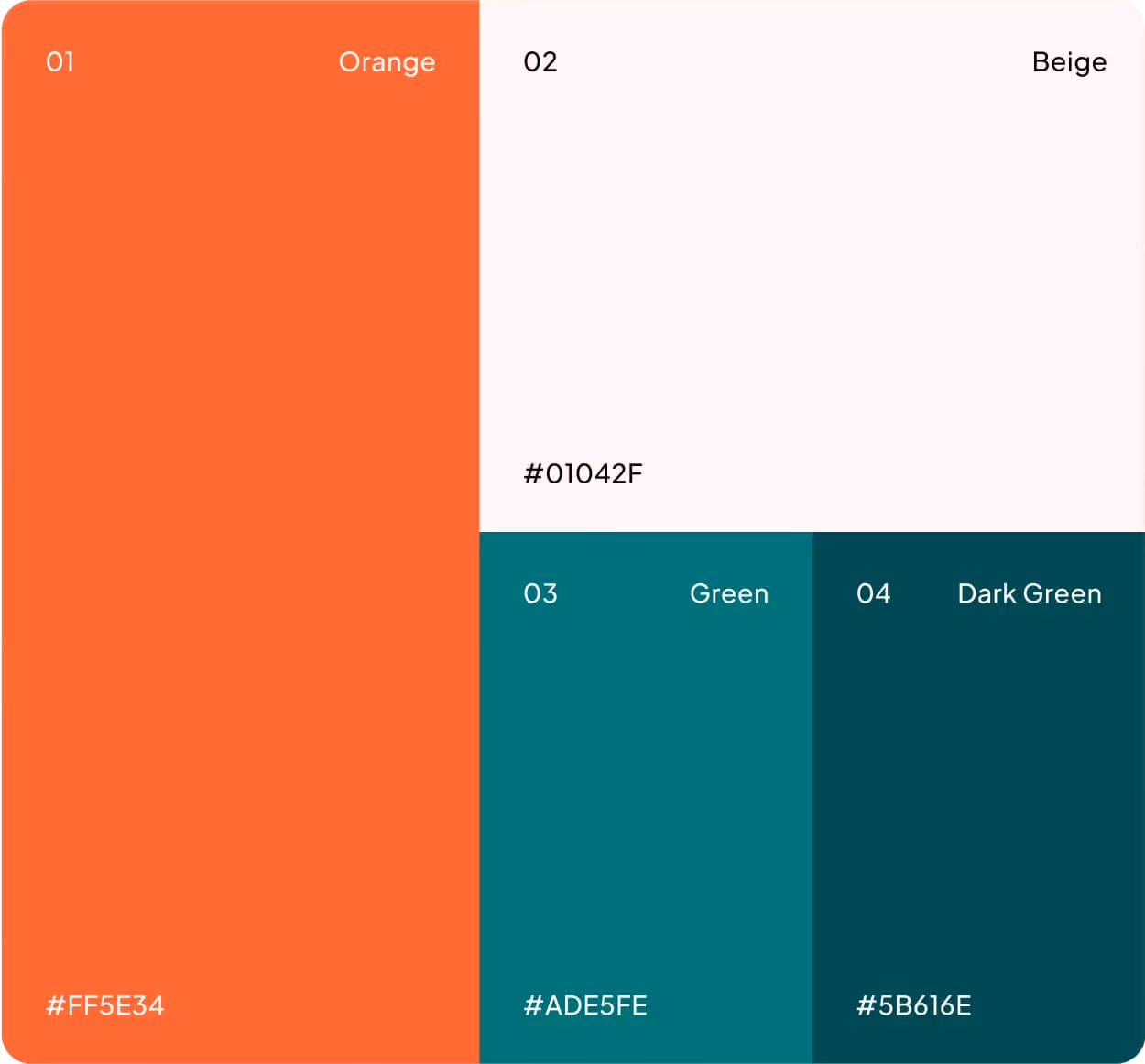Colors of the Ezio graphic chart