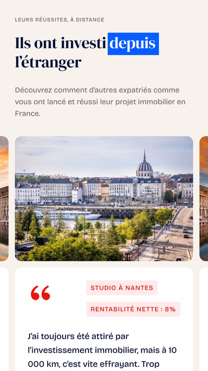 Visuel du site Immopourexpat sur smartphone 03