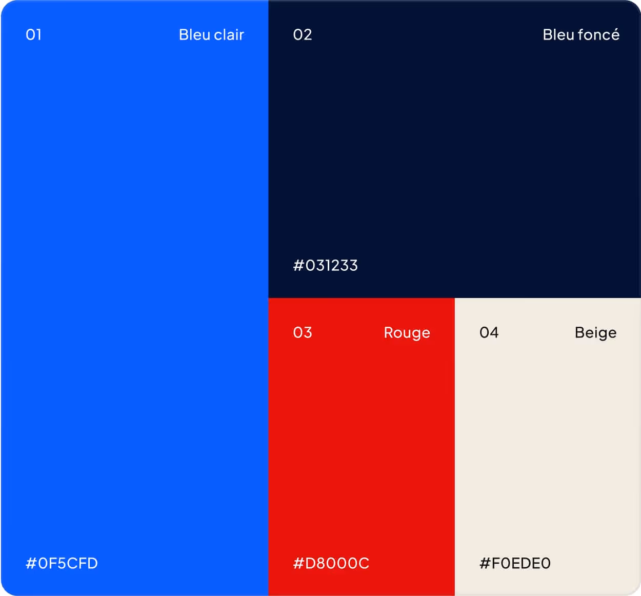 Couleurs de la nouvelle charte graphique immopourexpat