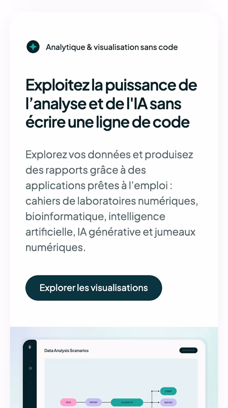 Visuel du site Gencovery sur smartphone 02