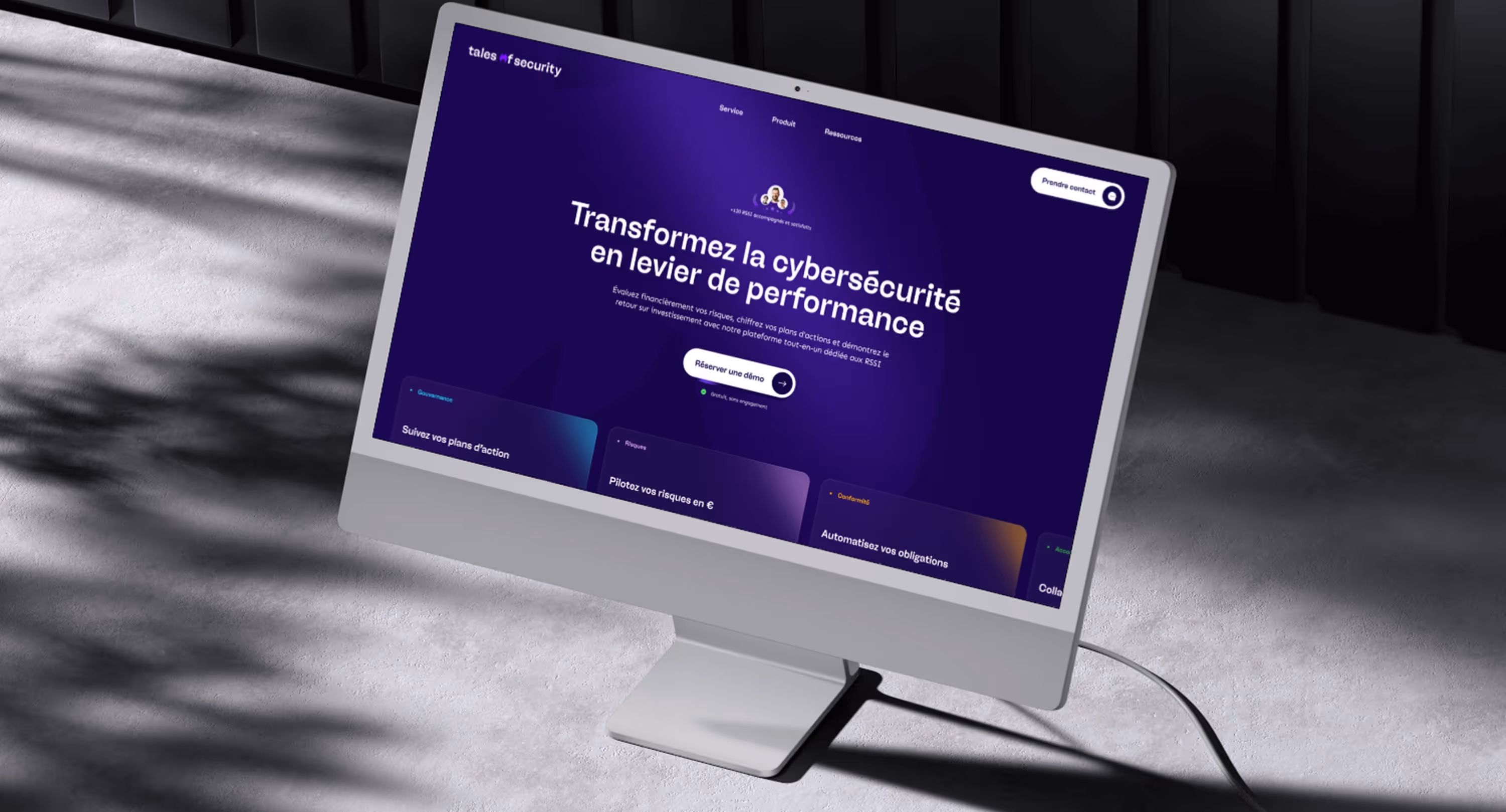 Tales of Security site mockup