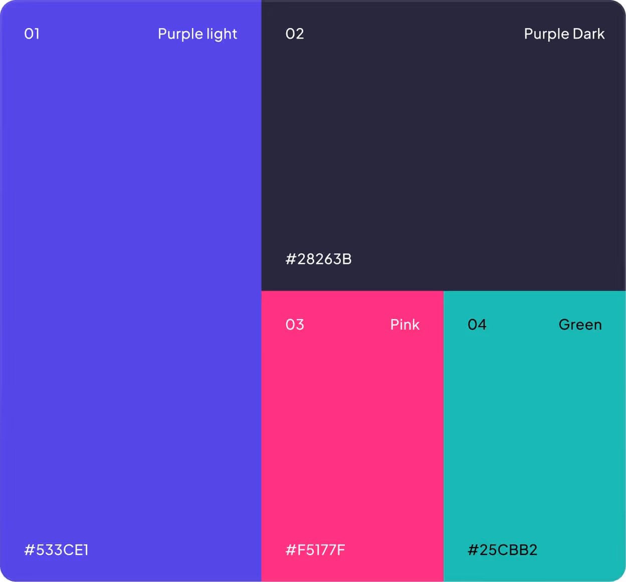 Couleurs du branding jujotte