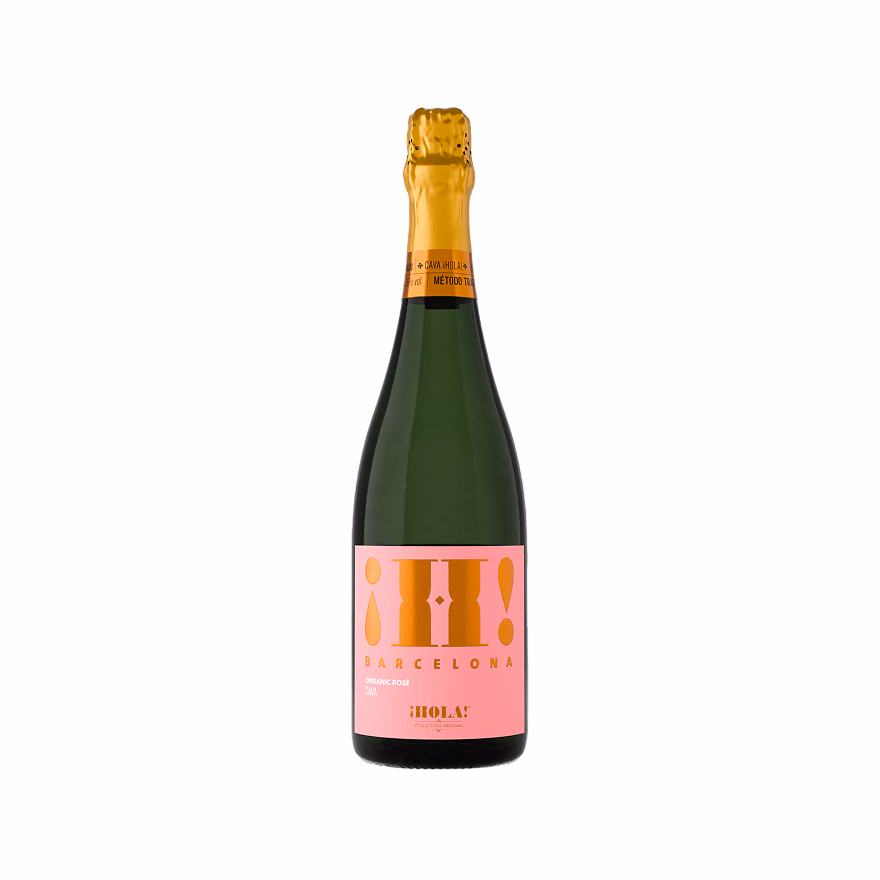 NV ¡HOLA! ¡H! Barcelona Organic Cava Brut Rosé