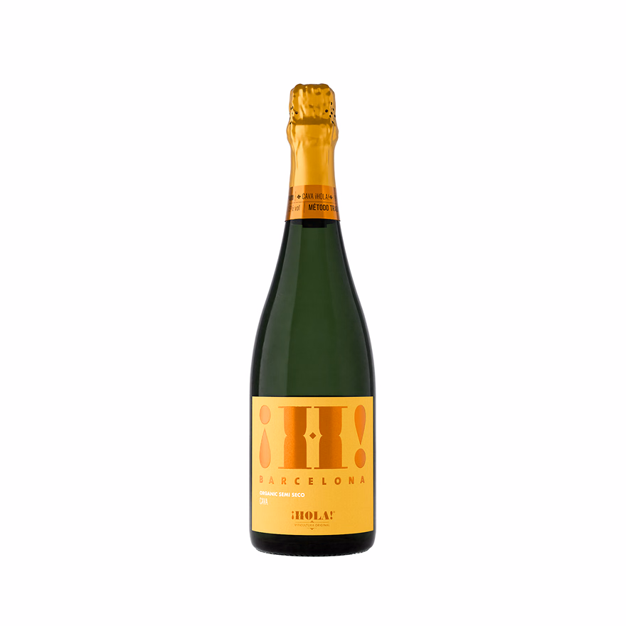 NV ¡HOLA! ¡H! Barcelona Organic Cava Semi Seco