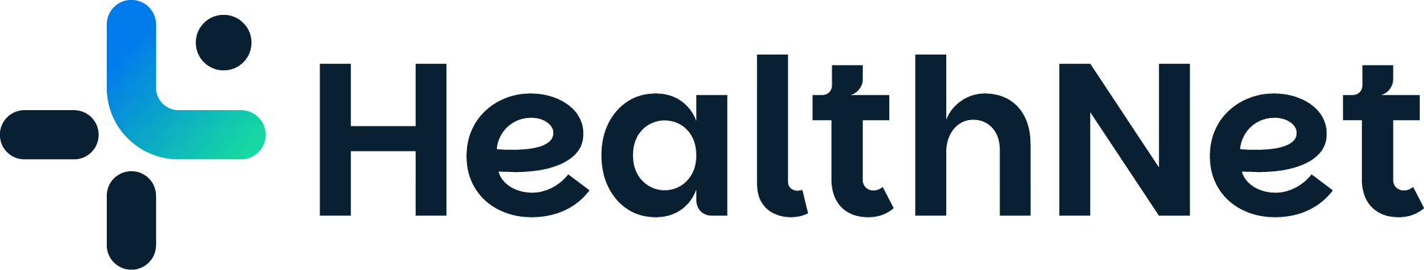 HealthNet Logo, Colour, Full