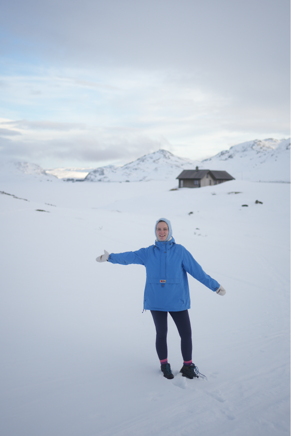Inga majored in glaciers.