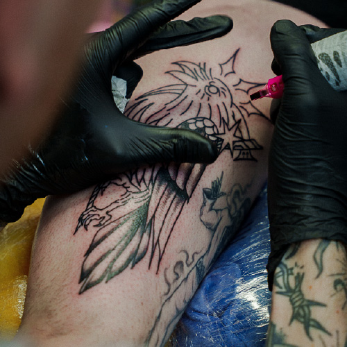 Fine line tattoos at Tenko Tattoo