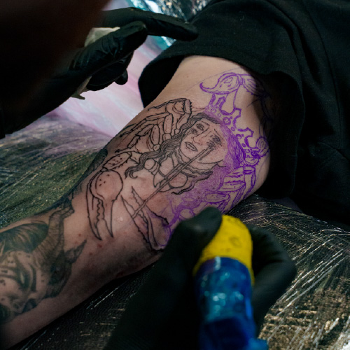 Statement tattoo pieces at Tenko Tattoo