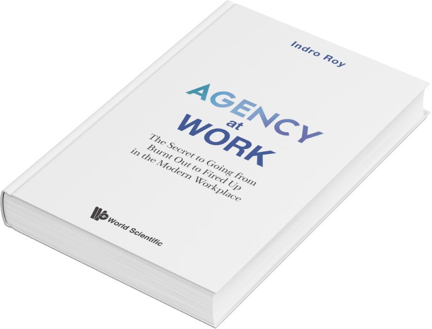 Agency at Work book lay flat