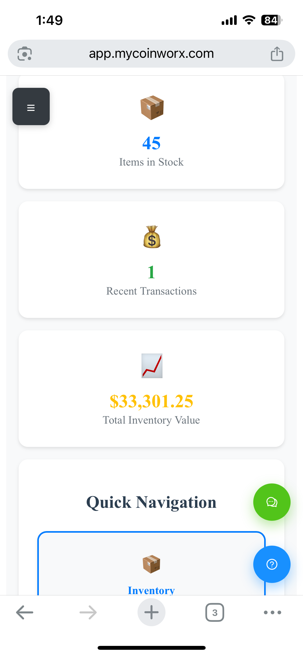 MyCoinWorX coin collection management system for collectors solo dealers and shops access from anywhere