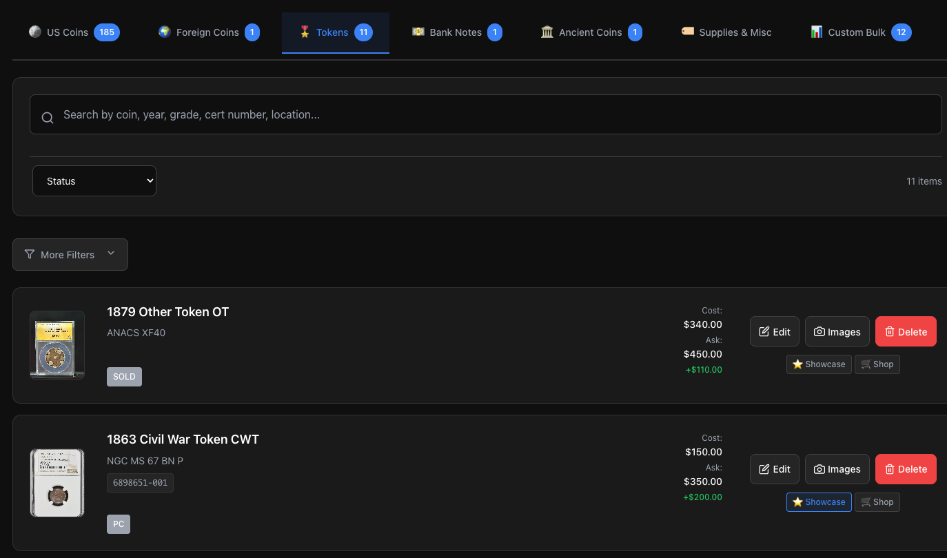 MyCoinWorX Tokens and Foreign