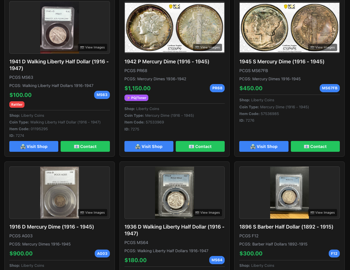 MyCoinWorX Marketplace