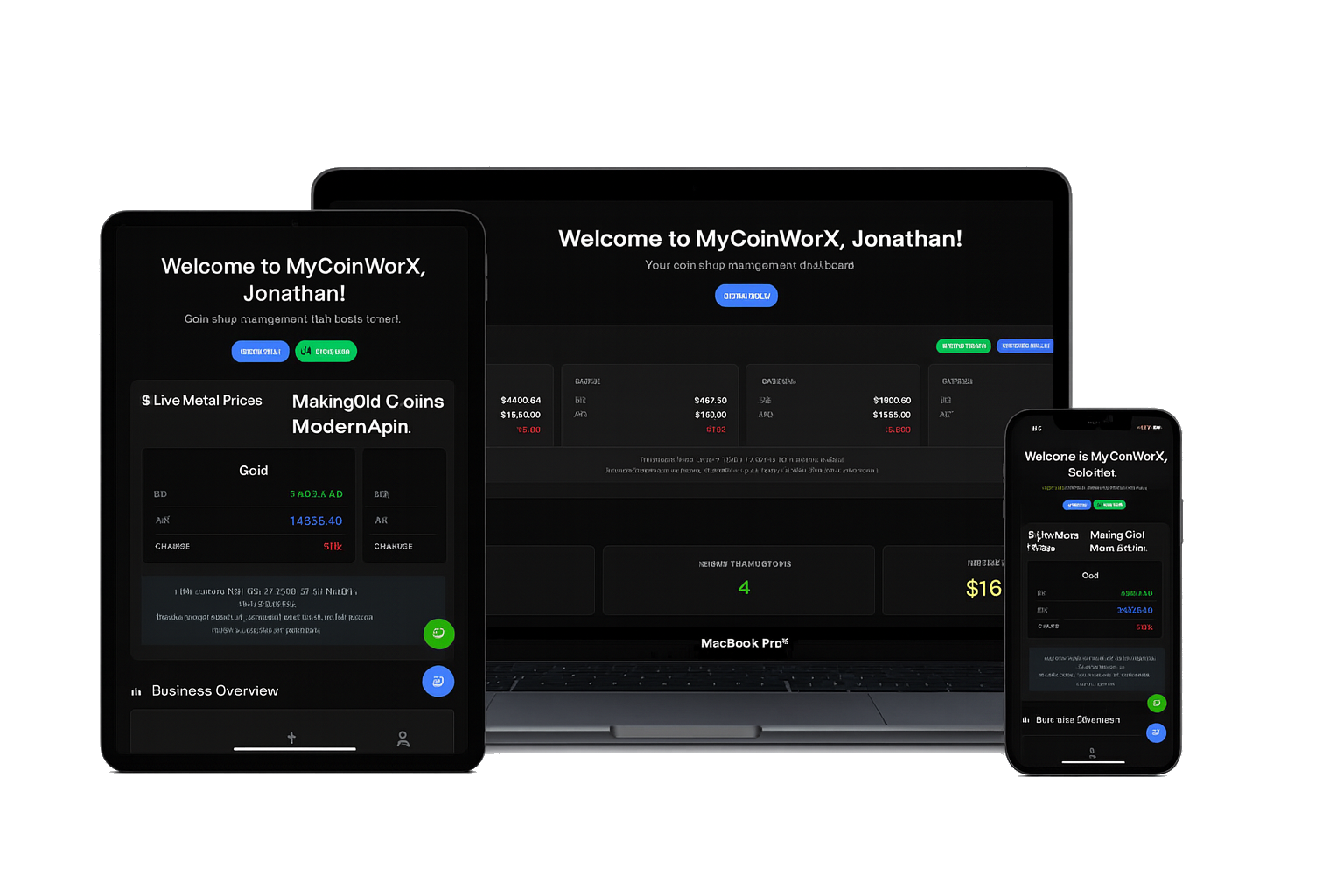 MyCoinWorX Coin Collection Inventory Software, true mobile freedom.