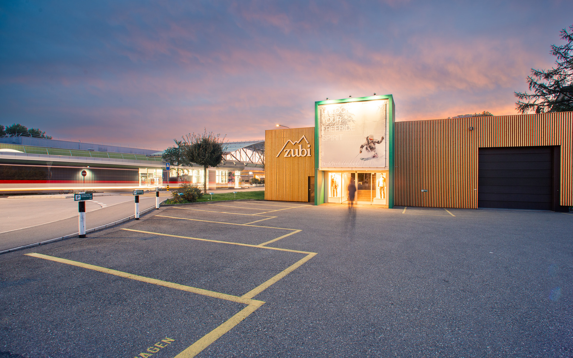 Gebäude Beschriftung Zubi