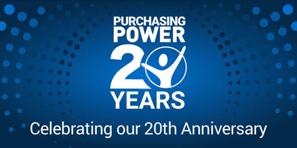 Purchasing Power® Celebrates 20th Anniversary as Leading Voluntary Benefit Solution in the Workplace