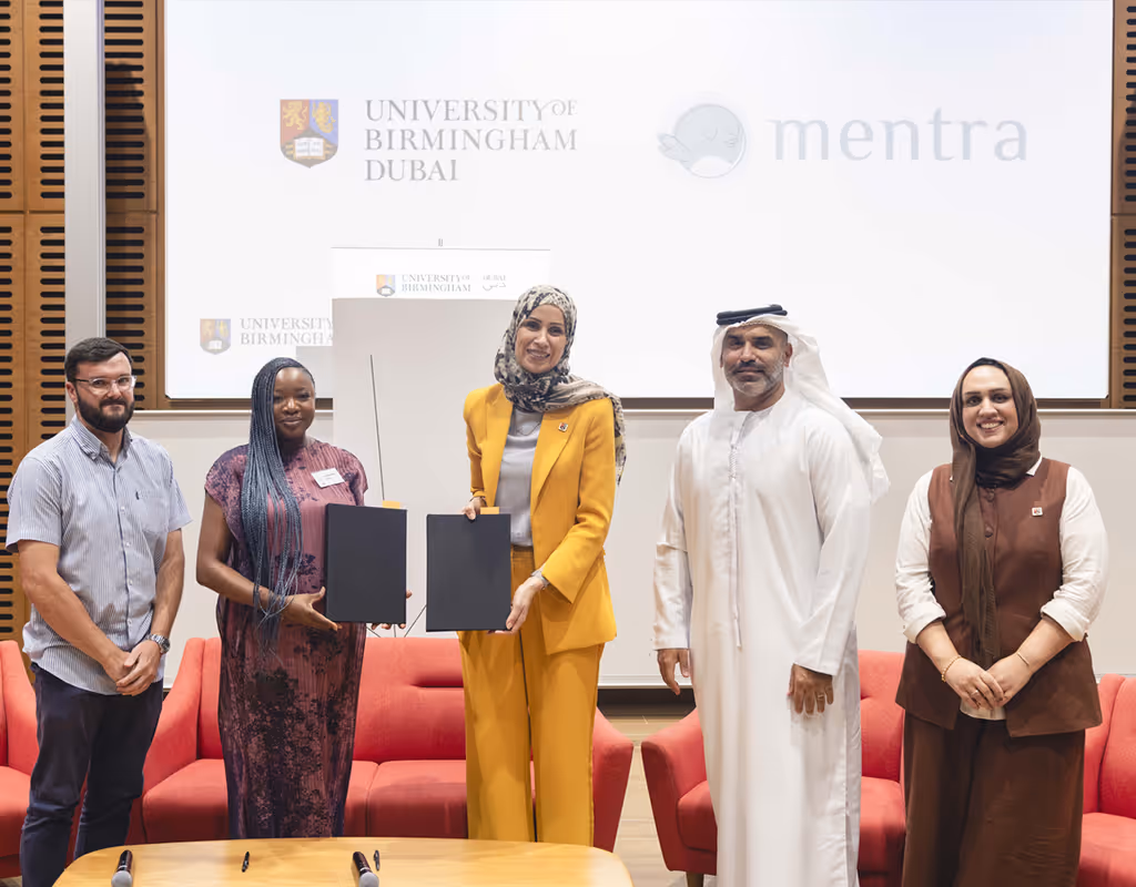 University of Birmingham in Dubai Partners with Mentra